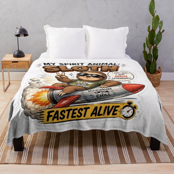 Item preview, Sloth : Fastest Alive designed and sold by beinglazynerd.