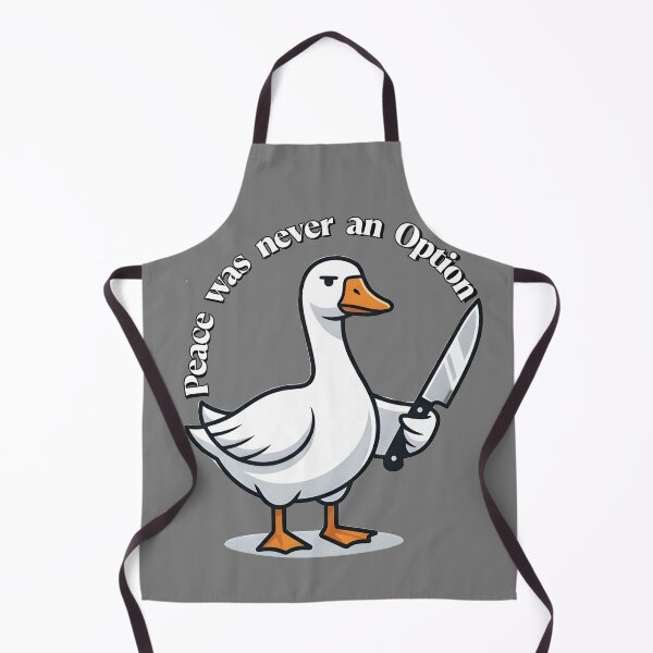 Item preview, Peace Was Never an Option Goose Meme | Funny Angry Goose designed and sold by Nabzea.