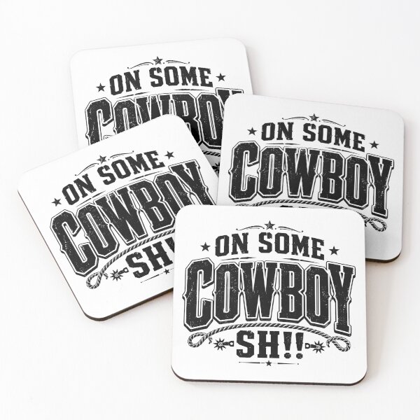 Item preview, Copy of On Some Cowboy Sh!t Bold Black Typography T-Shirt designed and sold by GiftLore Studio.