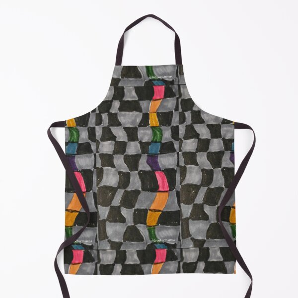 Item preview, Dark Rainbow Checkerboard Stripe designed and sold by DancingCreek.