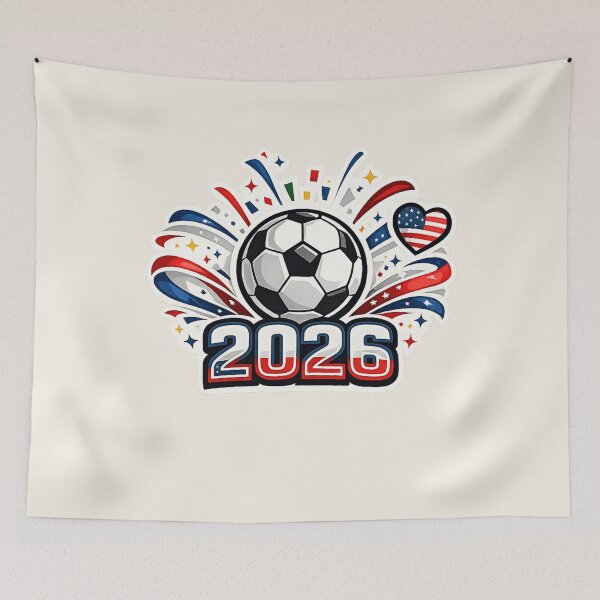 Item preview, USA 2026 Soccer Fan Badge designed and sold by Corvoria.