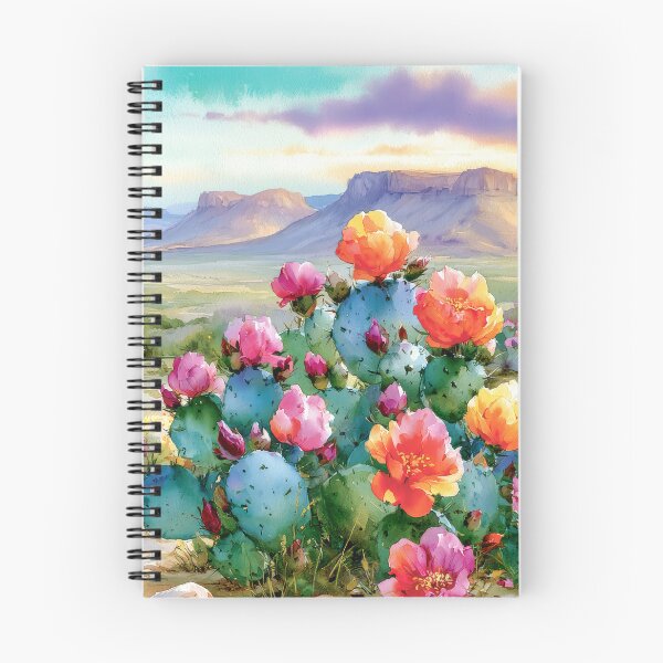 Item preview, Blooming Cactus | Southwestern Watercolor Landscape designed and sold by MargaretWiktor.