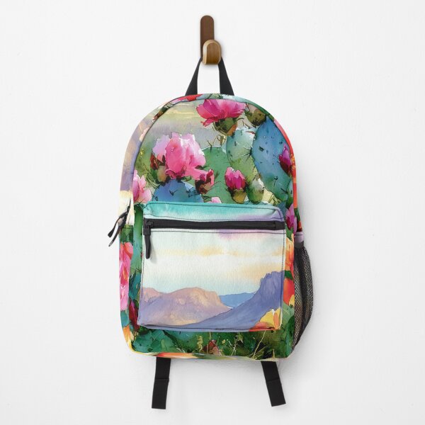 Item preview, Blooming Cactus | Southwestern Watercolor Landscape designed and sold by MargaretWiktor.