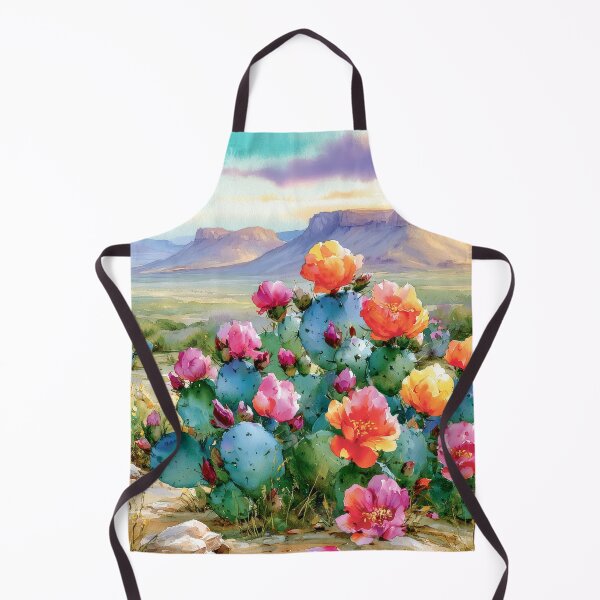Item preview, Blooming Cactus | Southwestern Watercolor Landscape designed and sold by MargaretWiktor.