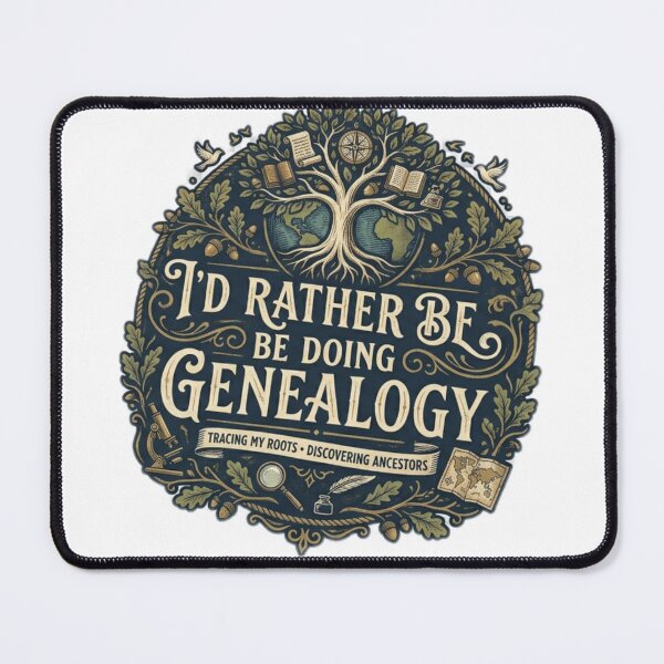 Item preview, I'd rather be doing genealogy  designed and sold by Darksun427.