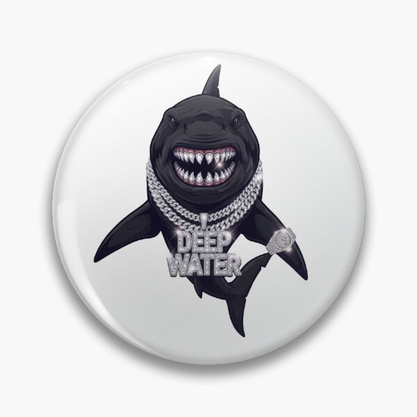 Item preview, Deep Water Shark Hip Hop Diamond Grillz Streetwear Design designed and sold by lzxzxl.
