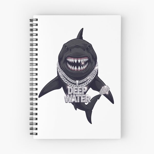 Item preview, Deep Water Shark Hip Hop Diamond Grillz Streetwear Design designed and sold by lzxzxl.