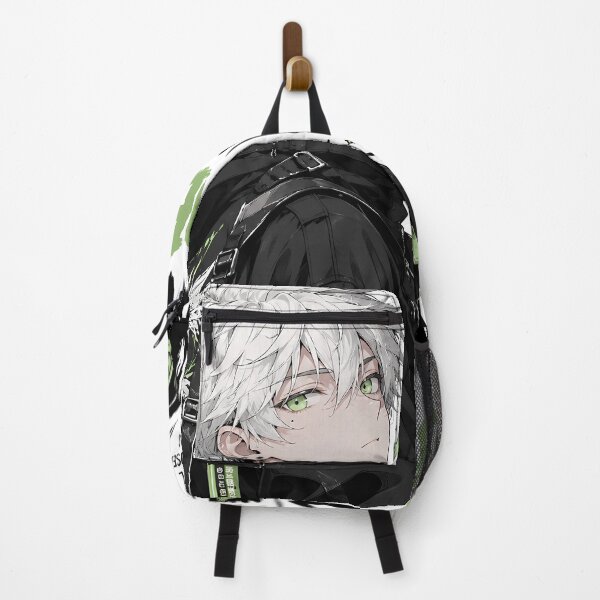 Item preview, Cool White Hair Anime Boy Aesthetic Sticker designed and sold by vibeartstudio99.
