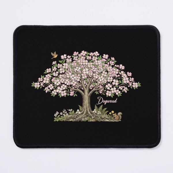 Item preview, Tree of Love, Flowering Dogwood Tree, Spring Blossoms, Birds designed and sold by classic car craze.