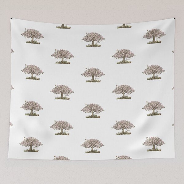Item preview, Tree of Love, Flowering Dogwood Tree, Spring Blossoms, Birds designed and sold by classic car craze.
