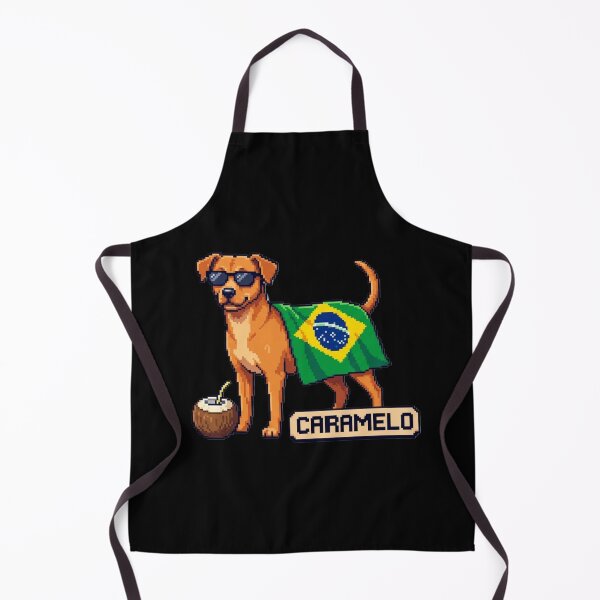 Item preview, Cute Brazilian Caramelo Dog Retro Pixel Art designed and sold by thepixelcloset.