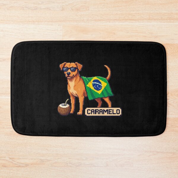 Item preview, Perro Caramelo Brasileño Pixel Art Retro designed and sold by thepixelcloset.