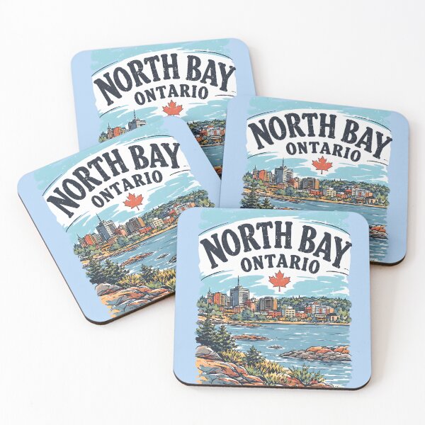 Item preview, North Bay Ontario Canada Skyline City Pride designed and sold by HowToCanadian.