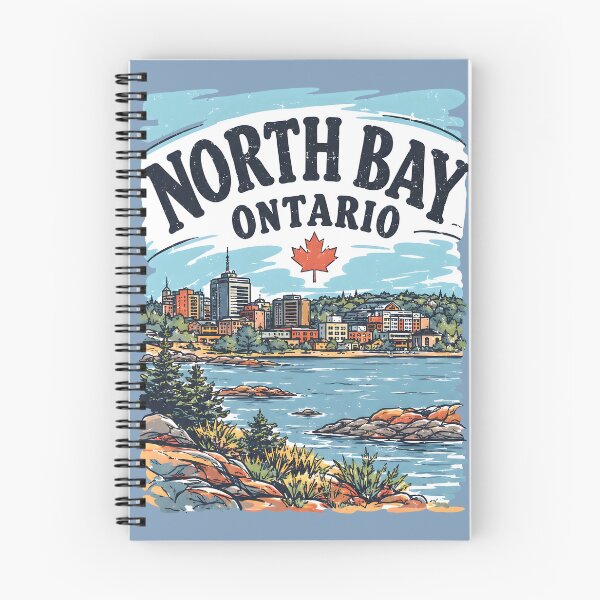 Item preview, North Bay Ontario Canada Skyline City Pride designed and sold by HowToCanadian.
