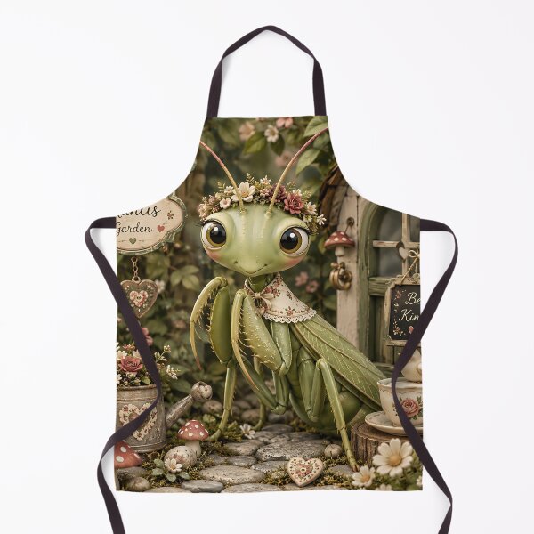 Item preview, Little Praying Mantis Garden Tea Party designed and sold by Weirdwildco69.