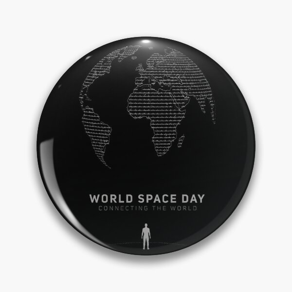 Item preview, World Space Day — Connecting The World Satellite Data Globe T-Shirt V1 designed and sold by DarylWelsh2024.