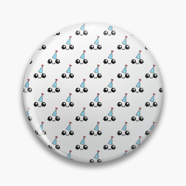 Item preview, Cute kawaii happy owo face with birthday hat pattern designed and sold by BlushyPrint.