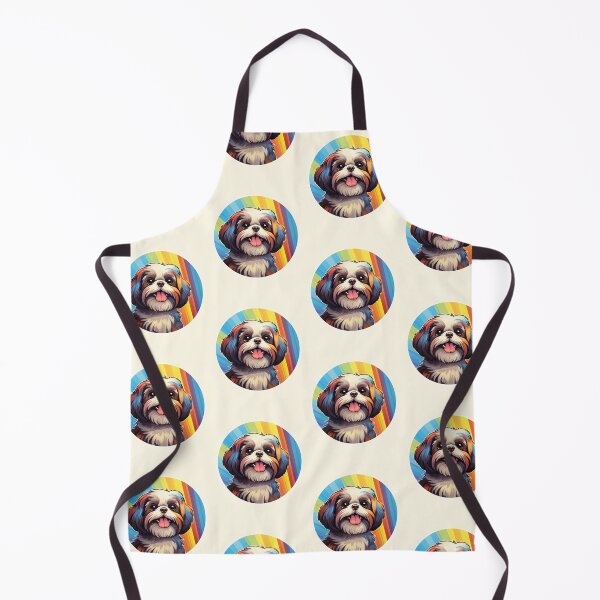 Item preview, Funny Shih Tzu Colorful Rainbow Cute Mom Dad Kids designed and sold by rafaeltto.