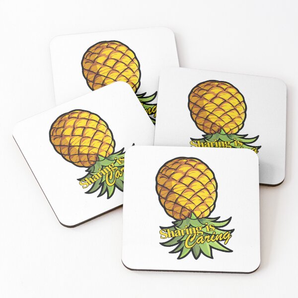 Item preview, Sharing Is Caring Pineapple designed and sold by Between-Words.
