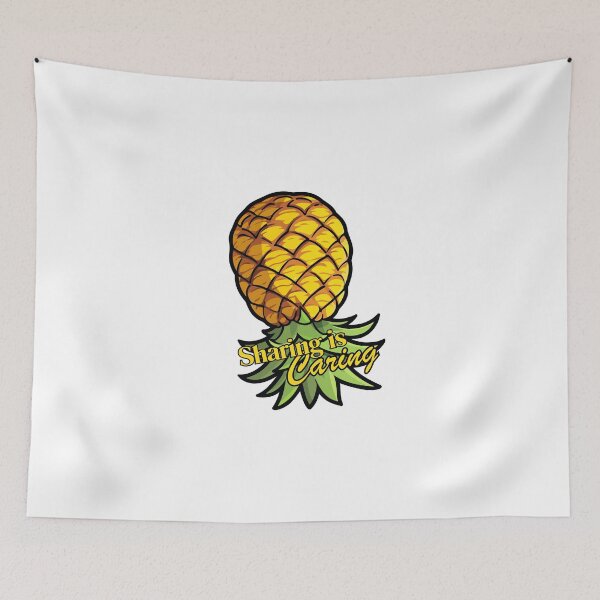 Item preview, Sharing Is Caring Pineapple designed and sold by Between-Words.