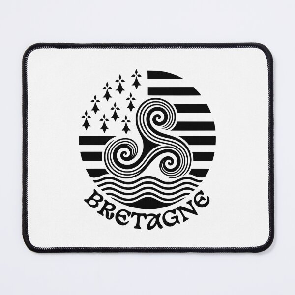 Item preview, Bretagne Celtic Triskele Breton Flag designed and sold by AntiqueImages.