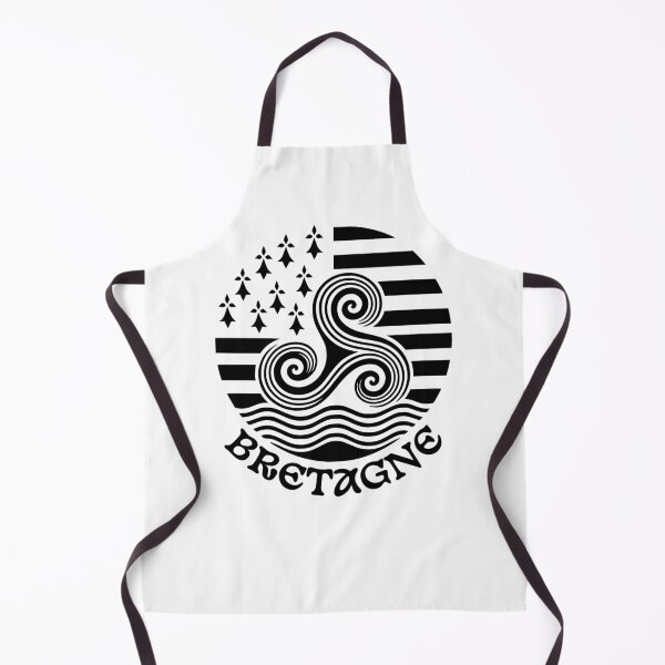 Item preview, Bretagne Celtic Triskele Breton Flag designed and sold by AntiqueImages.