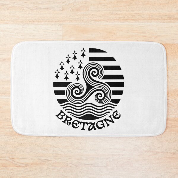 Item preview, Bretagne Celtic Triskele Breton Flag designed and sold by AntiqueImages.