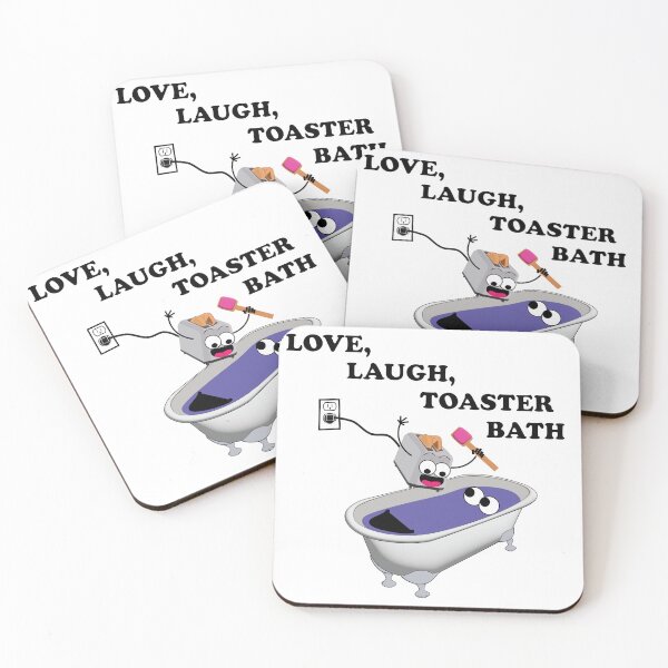 Item preview, Love, Laugh, Toaster Bath designed and sold by All in Good Fun.