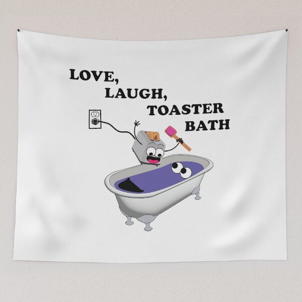 Item preview, Love, Laugh, Toaster Bath designed and sold by All in Good Fun.
