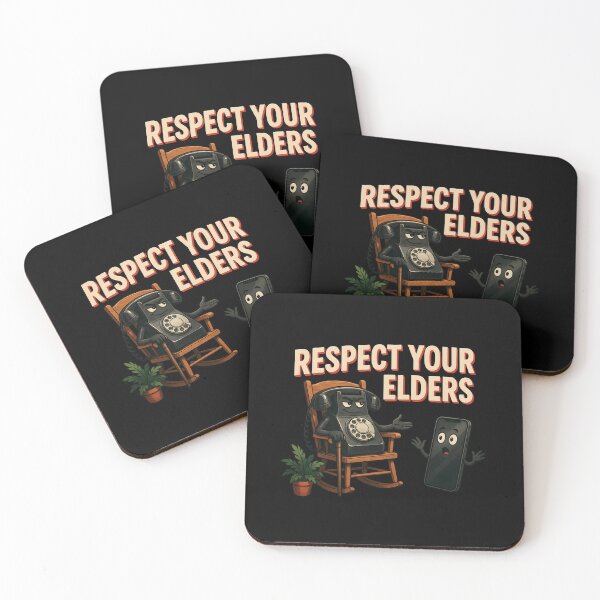 Item preview, Respect Your Elders Phone Tshirts Vintage Technology Humor for Old Phone Lovers designed and sold by Redgiant87x.