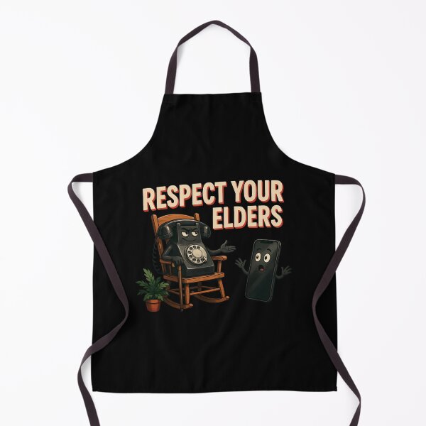 Item preview, Respect Your Elders Phone Tshirts Vintage Technology Humor for Old Phone Lovers designed and sold by Redgiant87x.