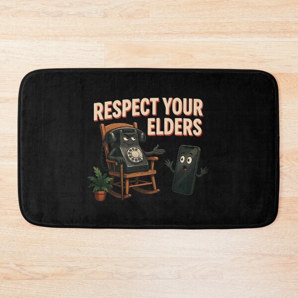 Item preview, Respect Your Elders Phone Tshirts Vintage Technology Humor for Old Phone Lovers designed and sold by Redgiant87x.