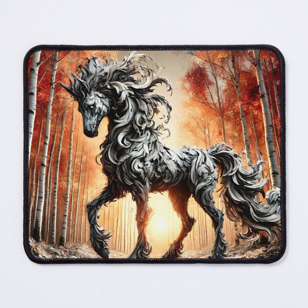 Item preview, Birchbark Horse, Ai Generated Art designed and sold by ACC .