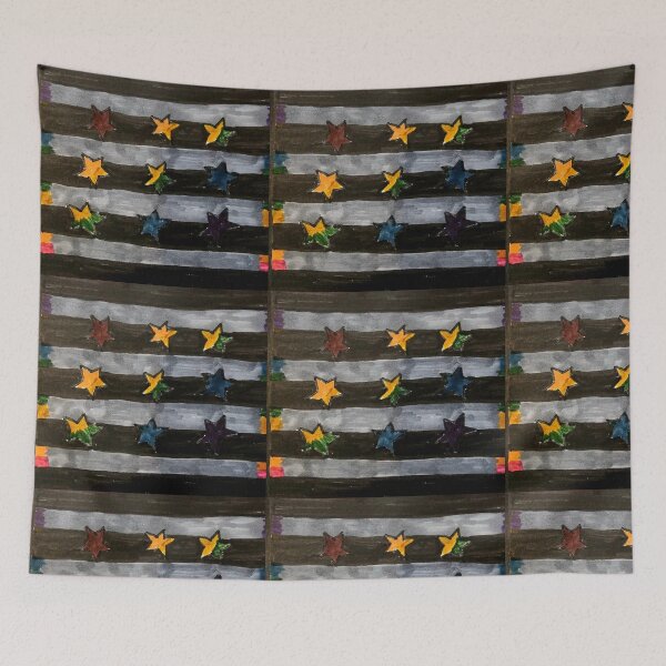 Item preview, Dark Rainbow Stars and Stripes  designed and sold by DancingCreek.