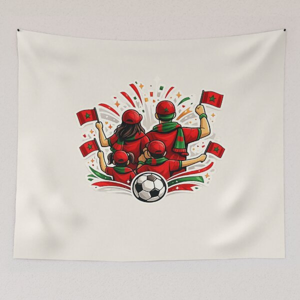 Item preview, Morocco Soccer Family Fan Supporter designed and sold by Corvoria.