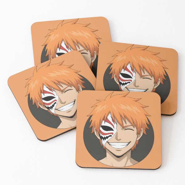 Item preview, Ichigo Kurosaki Hollow Mask Badge Anime designed and sold by luffy2374.