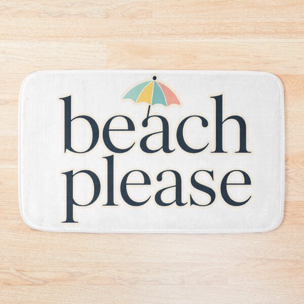 Item preview, Beach Please – Minimalist summer design with coastal typography designed and sold by FusiTink.