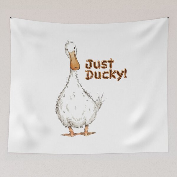 Item preview, Just Ducky!! - Funny Cute Duck Illustration designed and sold by UUniqueIImprint.