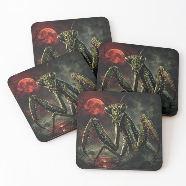 Item preview, Giant Mantis in Misty Swamp designed and sold by Weirdwildco69.