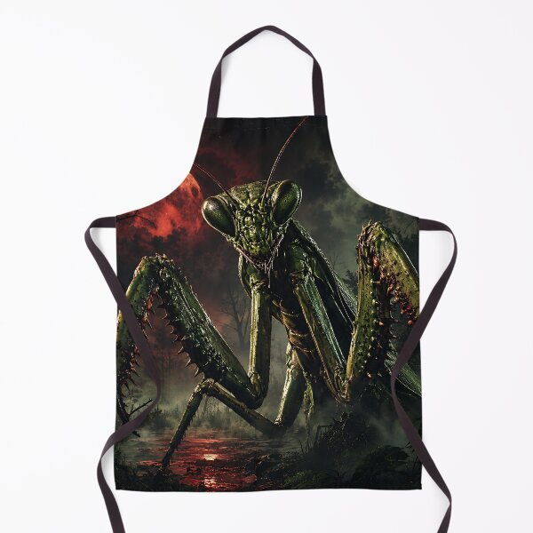 Item preview, Giant Mantis in Misty Swamp designed and sold by Weirdwildco69.