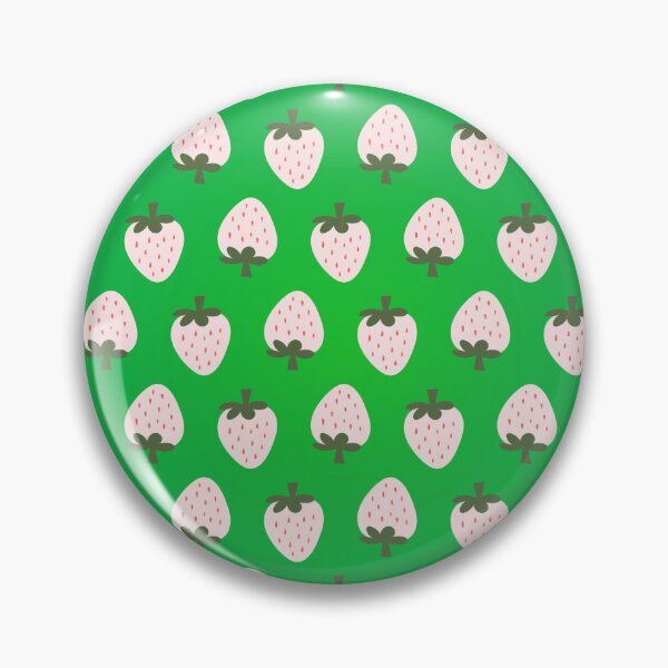 Item preview, Cute Pink Strawberries Seamless Green Pattern designed and sold by THE RILONA.