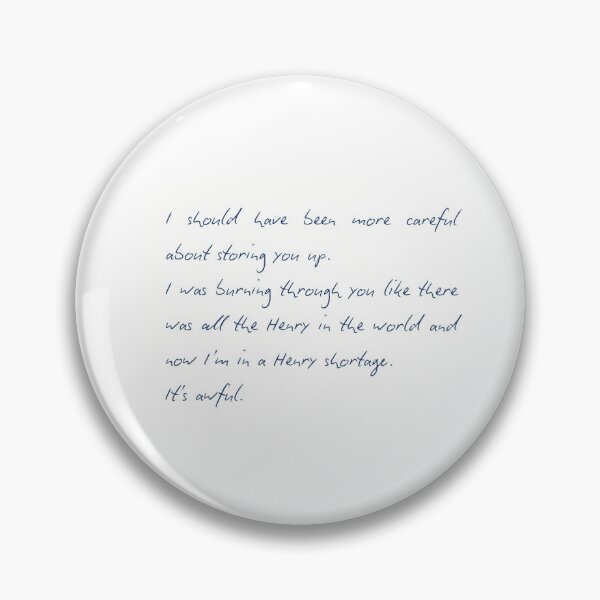 Item preview, Now I'm in a Henry shortage | red, white and royal blue firstprince quote designed and sold by miharaikko.