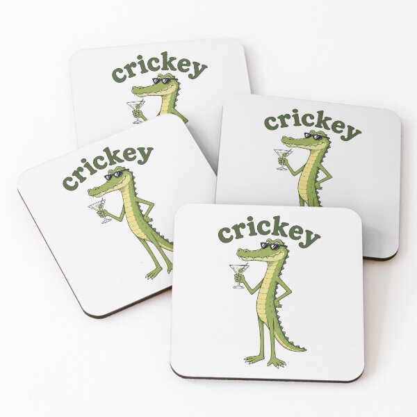 Item preview, Crickey Crocodile Drinking a Martini  designed and sold by Little Ink Co..