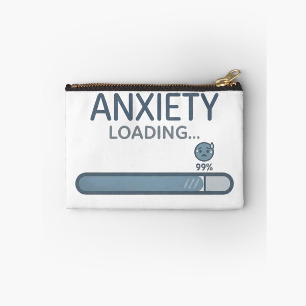 Item preview, Anxiety Loading 99 Percent Funny Anxiety T-Shirt designed and sold by softmind studio.