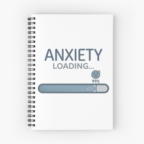 Item preview, Anxiety Loading 99 Percent Funny Anxiety T-Shirt designed and sold by softmind studio.