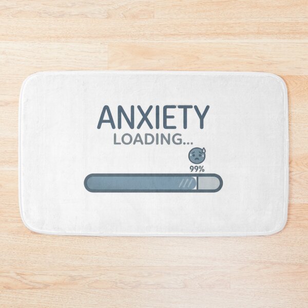 Item preview, Anxiety Loading 99 Percent Funny Anxiety T-Shirt designed and sold by softmind studio.