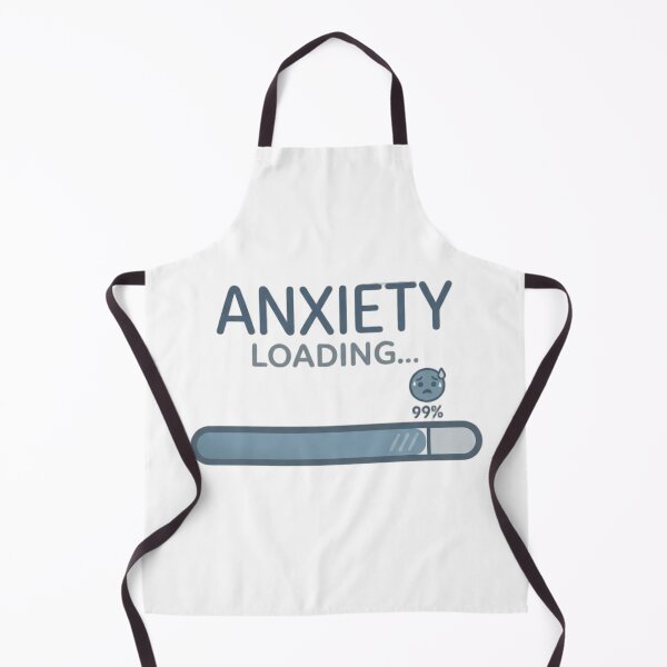 Item preview, Anxiety Loading 99 Percent Funny Anxiety T-Shirt designed and sold by softmind studio.