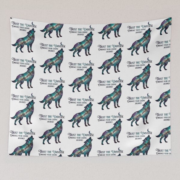 Item preview, Cosmic Wolf Trust The Universe designed and sold by My-Hoodies.