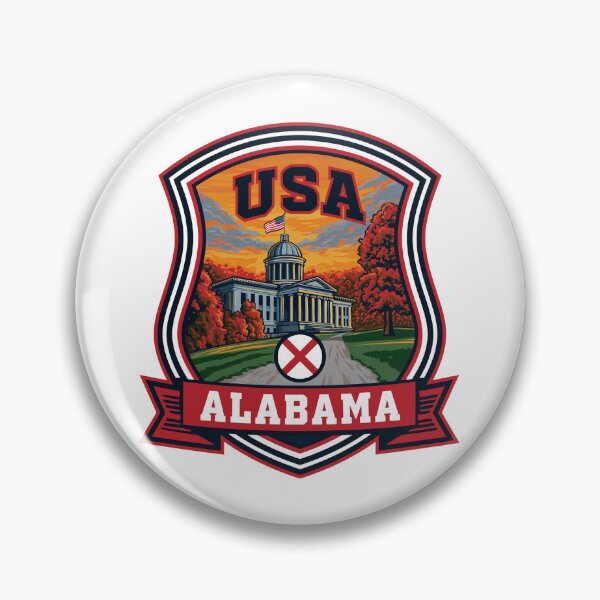 Item preview, Alabama USA Logo Design designed and sold by GoldenAurora91.