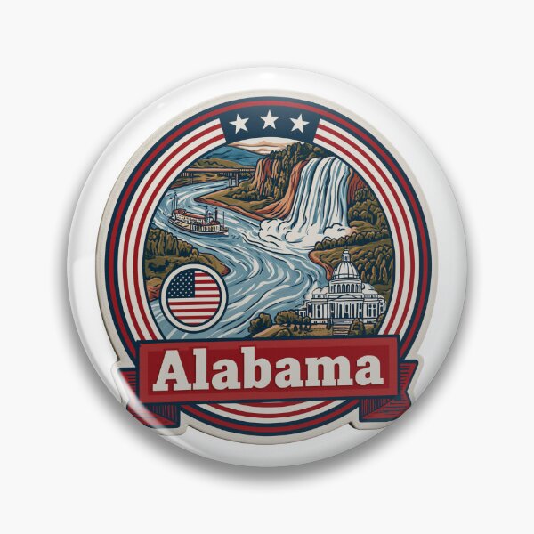 Item preview, Alabama USA Logo Design designed and sold by GoldenAurora91.